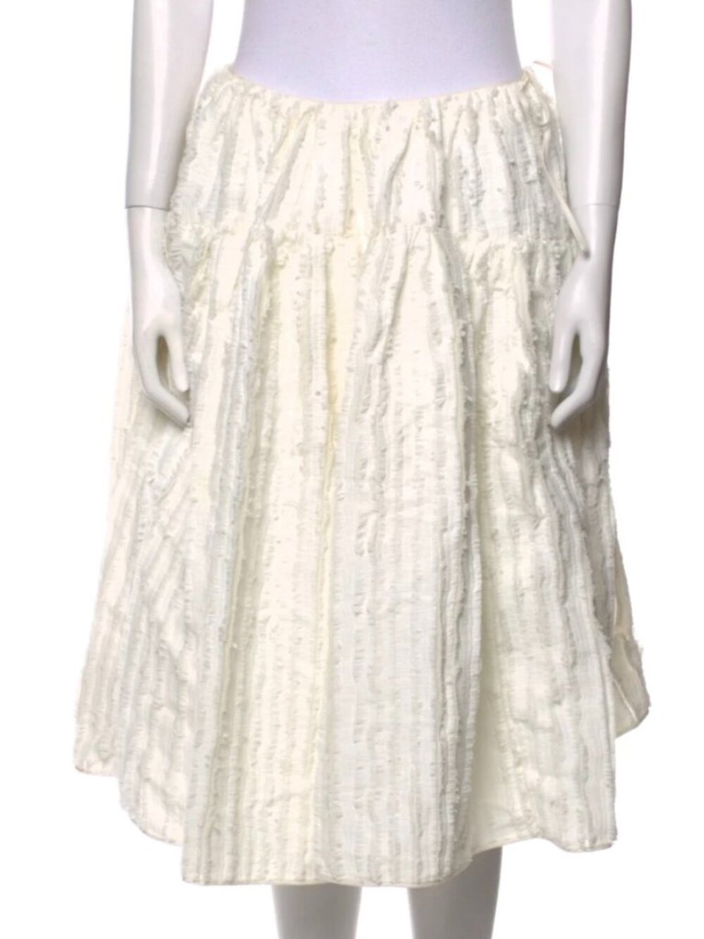 CECILIE BAHNSEN TEXTURED 'ROSIE' SKIRT